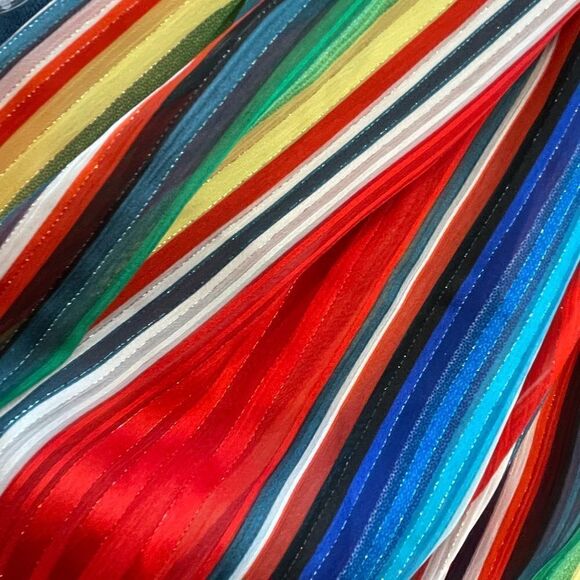 EUC Rio Surplice Romper Color: Rainbow Stripe
Never worn. Sz. S - Picture 8 of 8